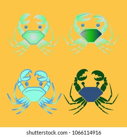 Amazing new animal crab multicolor.