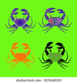 Amazing new animal crab multicolor.