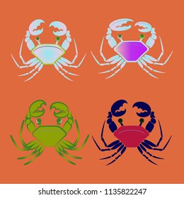 Amazing new animal crab multicolor.