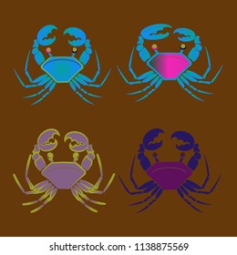 Amazing new animal crab multicolor.