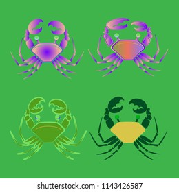 Amazing new animal crab multicolor.