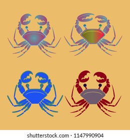 Amazing new animal crab multicolor.