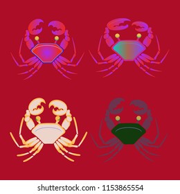 Amazing new animal crab multicolor.