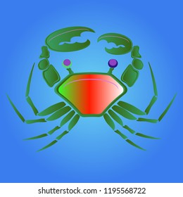 Amazing new animal crab multicolor.