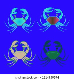 Amazing new animal crab multicolor.