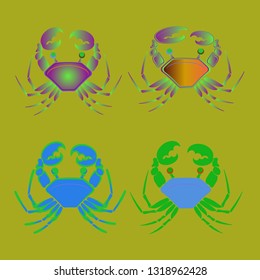 Amazing new animal crab multicolor.