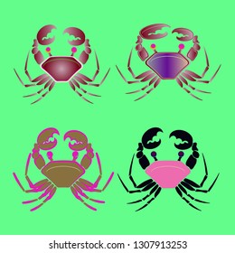 Amazing new animal crab multicolored.