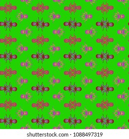 Amazing new animal multicolor childish sea octopus background seamless.