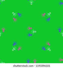 Amazing new animal multicolor childish sea octopus background seamless.