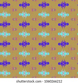 Amazing new animal multicolored childish sea octopus background seamless.