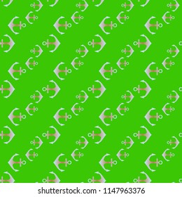 Amazing new multicolor sea glamorous magian anchor background seamless.