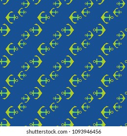 Amazing new multicolor sea lovely magian anchor background seamless.