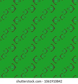 Amazing new multicolored sea charming magic anchor background seamless.