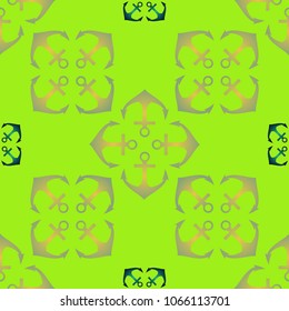Amazing new multicolored sea charming magical anchor background seamless.