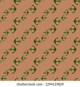 Amazing new multicolored sea glamorous magical anchor background seamless.