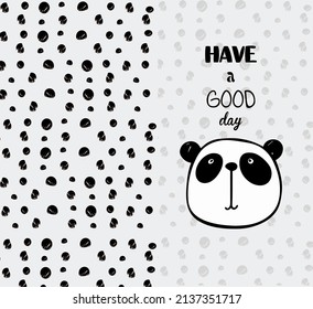 panda increíble puede ser usado para cortina o cualquier otra cosa