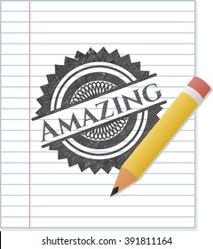 Amazing pencil effect