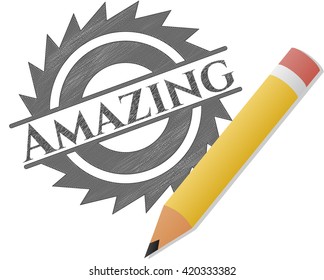 Amazing with pencil strokes