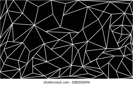 Amazing Piece Of Black Glass Broke Background Abstract File Vector