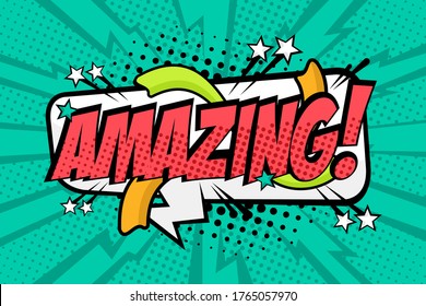 Amazing Pop Art Style Vector Design