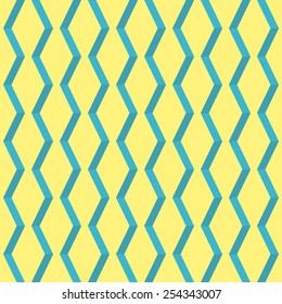 Amazing pop-art yellow vintage geometric element pattern
