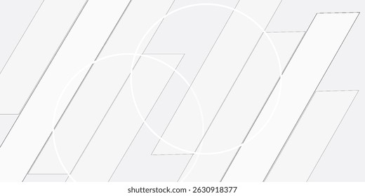 Amazing premium background. Elegant gray white diagonal lines with smooth soft shadow. Light silver grey gradient. Geometric modern stripe design
