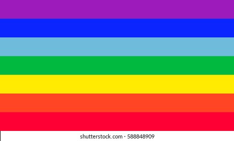 Amazing Rainbow flag vector.