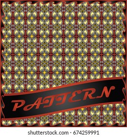 Amazing repeatable colorful pattern background for your design