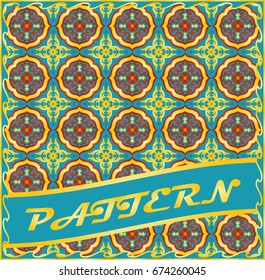 Amazing repeatable colorful pattern background for your design