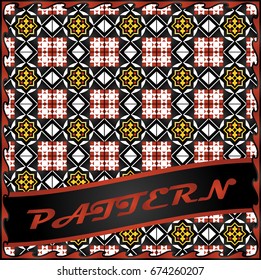 Amazing repeatable colorful pattern background for your design