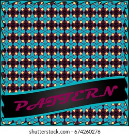 Amazing repeatable colorful pattern background for your design