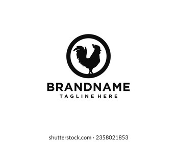 Amazing rooster logo design vector. rooster chicken logo design