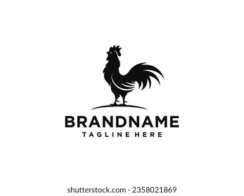 Amazing rooster logo design vector. rooster chicken logo design