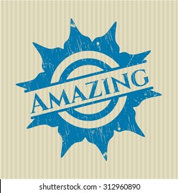 Amazing rubber stamp