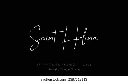 Amazing Script Signature Logotype Font lettering handwritten