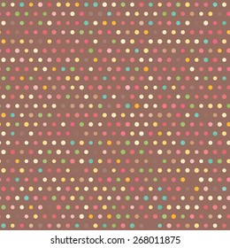 Amazing seamless colorful geometric pattern