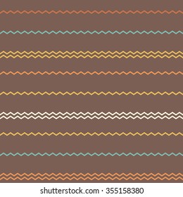 Amazing seamless colorful geometric pattern.