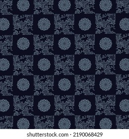 Amazing Seamless Fabric Pattern Design Vector Illustration