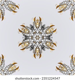 Amazing seamless floral pattern with bright colorful flowers and leaves on a pleasant colors. The elegant the template for fashion prints. Modern floral background. Folk style.