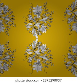 Impresionante patrón floral sin costura con flores coloridas brillantes y hojas en colores agradables. La elegante plantilla para las impresiones de moda. Fondo floral moderno. Estilo popular.