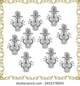 Increíble patrón floral sin fisuras con flores de colores brillantes y hojas en colores agradables. La elegante Plantilla de los estampados de moda. Fondo floral moderno. Estilo Folk.