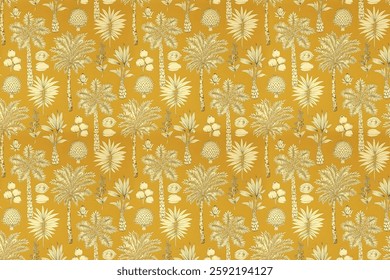 Amazing seamless floral pattern with bright colorful small flowers.