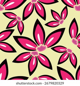 Increíble patrón floral sin fisuras con flores Pequeñas coloridas brillantes

