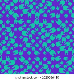 Amazing seamless pattern with bright tooth.