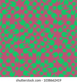 Amazing seamless pattern with bright tooth.