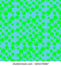 Amazing seamless pattern with bright tooth.