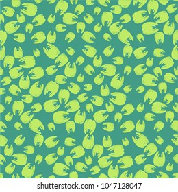 Amazing seamless pattern with bright tooth.