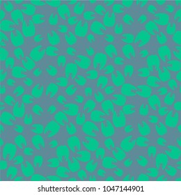 Amazing seamless pattern with bright tooth.