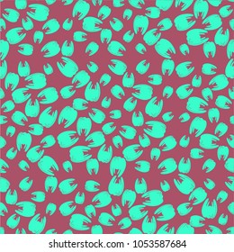 Amazing seamless pattern with bright tooth.