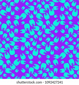 Amazing seamless pattern with bright tooth.